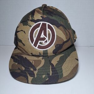 Marvel Camouflage Avengers Kids Hat Snapback Adjustable